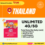 【Thailand sim card】【Unlimited Data】【泰国上网卡】【No Daily Capped】【Local Sim】50% off Thailand travel sim card + free gift