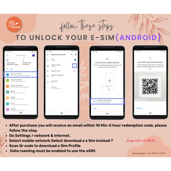 【eSIM】柬埔寨上网卡 Cambodia Travel Sim Card 【No Daily Capped】【Unlimited data】 - Image 5